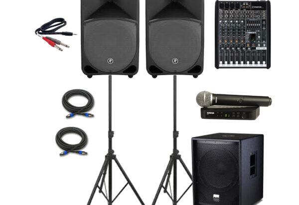 Wedding Sound System with 1xSub