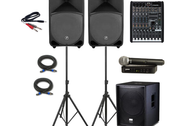 Wedding Sound System with 1xSub